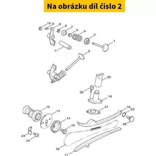 Valve, Exhaust 4S5E21210000