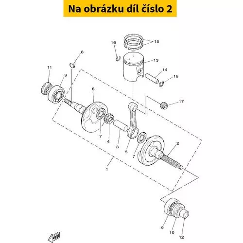 Crank 1 4VPE14120000