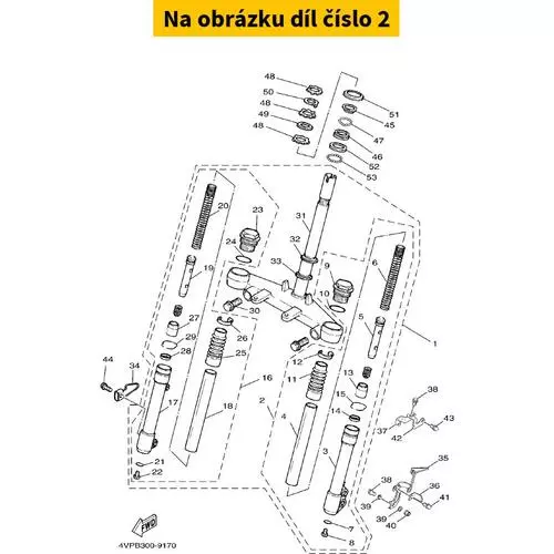 Front Fork Assy (L 4VPF31021000