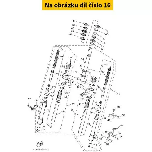 Front Fork Assy (R 4VPF31031000