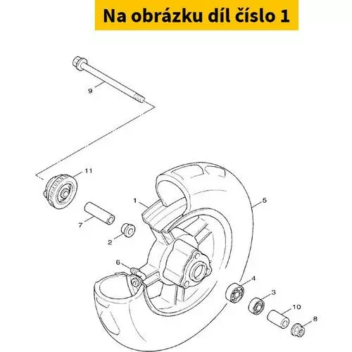 Cast Wheel, Front 4VPF51680033