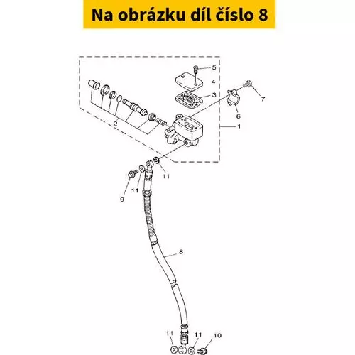 Hose, Brake 1 4VPF58721300