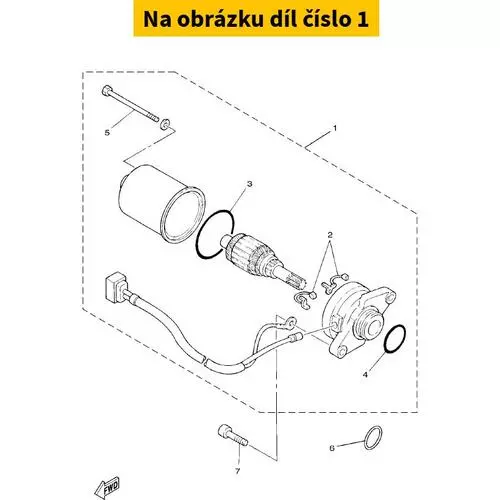 Starting Motor Ass 4VPH18002000