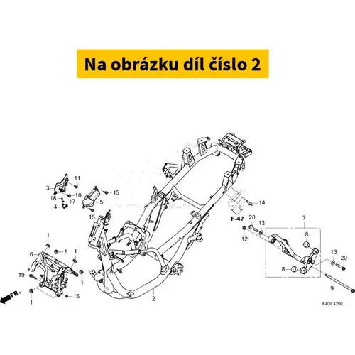 BODY COMP., FRAME 50100K40A01