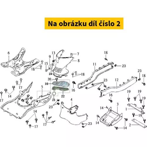 Floor Plate B Comp. 50141-HLK-000