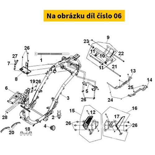 Front Cover Stay 50180-ZJA-000