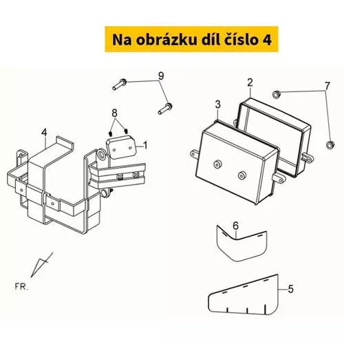 Battery Stay 50328-LVA-000