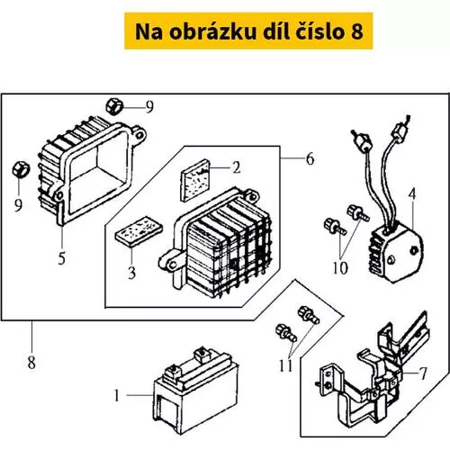 Battery Case Assy 5032A-H9A-900