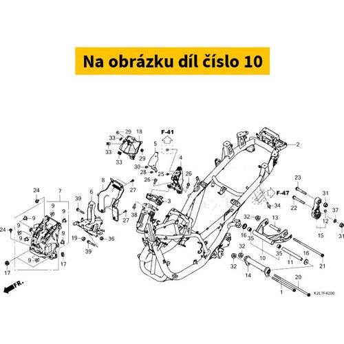 BRACKET SUB ASSY. B, ENGI 50349K2LD00