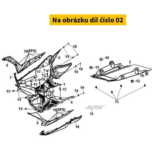 Cap B Flr Step 50612-ZGA-000