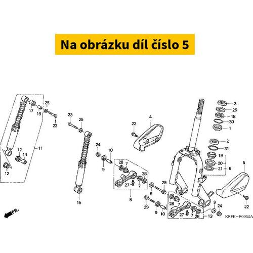 COVER, L. PIVOT ARM 51104KPL900