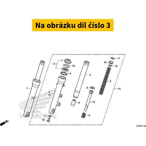 PIPE COMP., FR. FORK 51410K01901