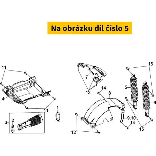 Right Rear Cushion Assy. Black (Bk-001c) 52400-LVA-000-KB