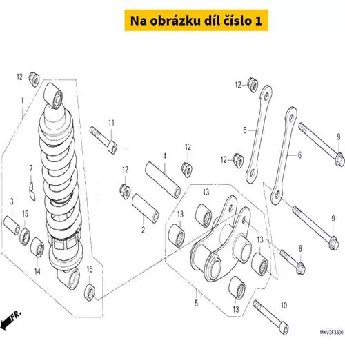 CUSHION ASSY., RR. (SHOWA 52400MKVD01