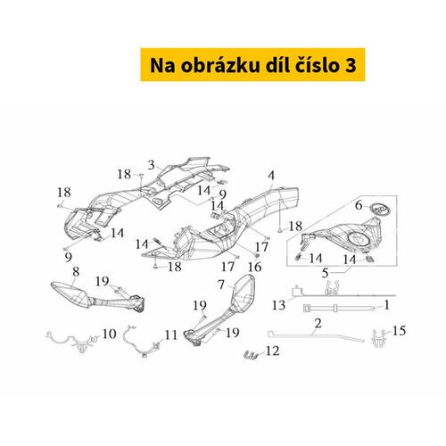 Fr. Handle Cover Bk-001u 53205-TL1-000-KA