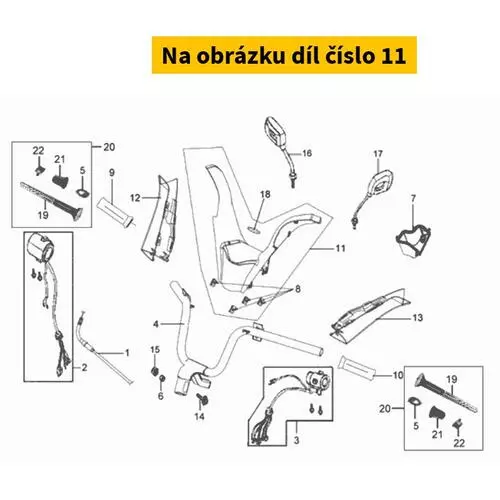 Upper Handle Covre Assy 5320A-HLL-000