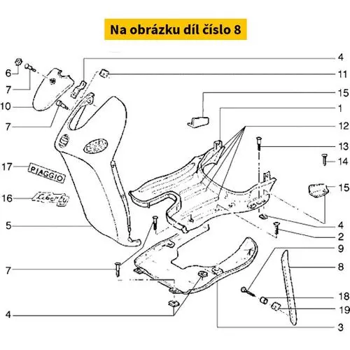 Plastic Side Moulding For Front Fairing 5609450043