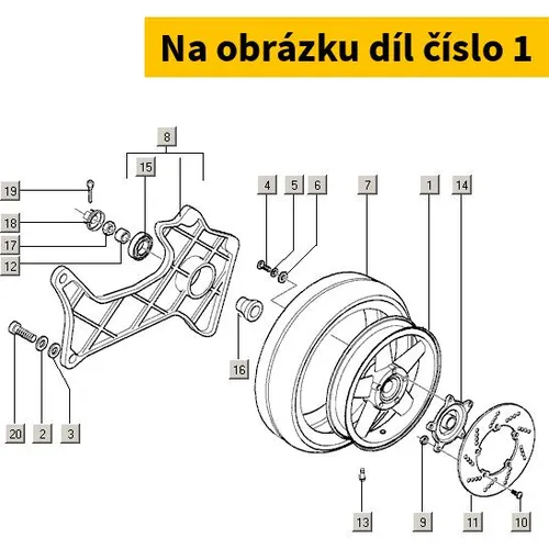 Rear Wheel 56375R