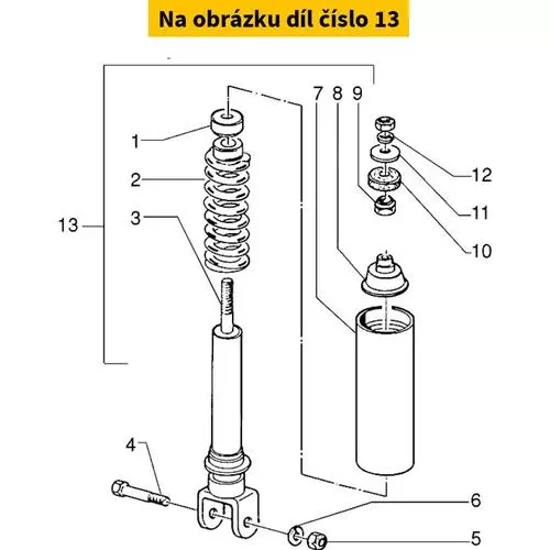 Rear Damper 564266