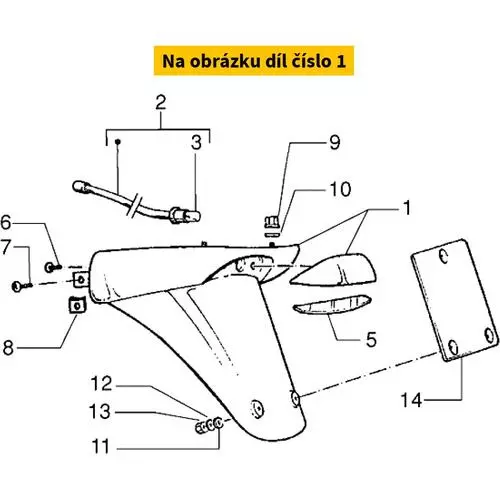 Rr Mudguard Et4 125 734 5736405077