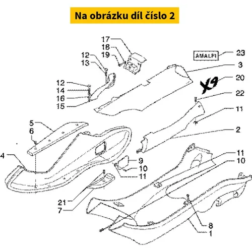 Rh Lower Side Cover X9125/250 57556700E8