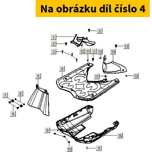 Foot Board Ice 576148000C