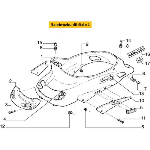 Frame Cover Blue 251 57697550D1