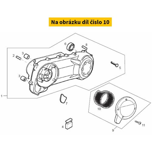 Air filter element transmission PIAGGIO Zip SP 50 2T 577329