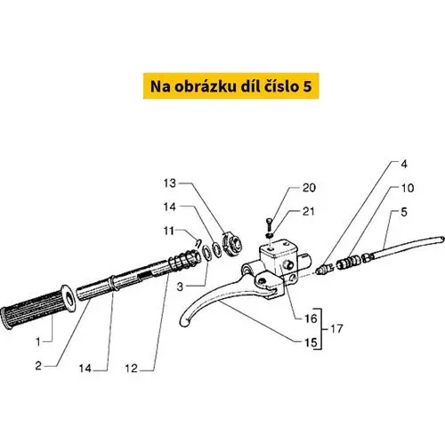 Wire Group Of The Stop Switch 580617