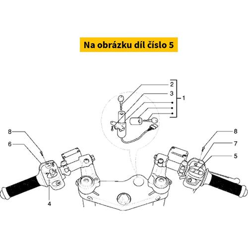 Rh Switch Assy Dna 125/180 582587