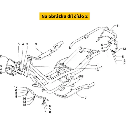 Front Frame X9 500 5828494