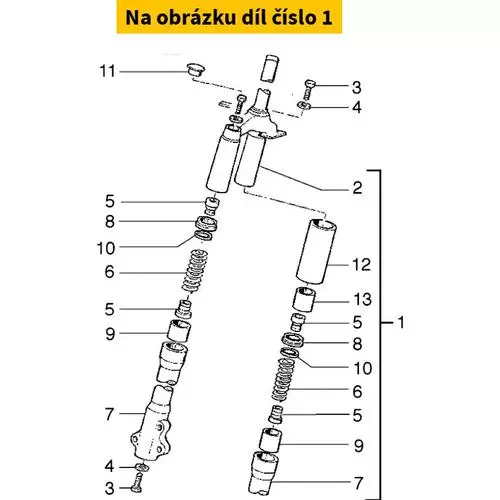 Front Fork Liberty 50 597419