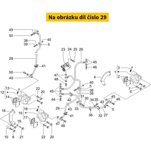 Brake Pipe (Valve-Pump) Bv-500 598612