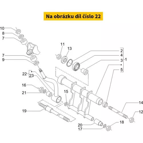 Tension Rod Assy /Lower (Bv-500) 599527