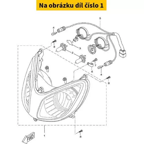 Headlight Unit Assy 5B2H43100000