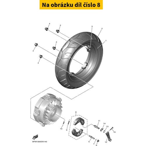 Brake Shoe Set 5BPF530K2000