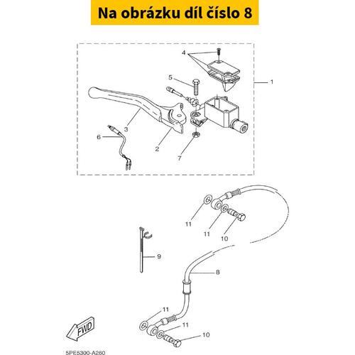 Hose Brake 1 5BRF58725100