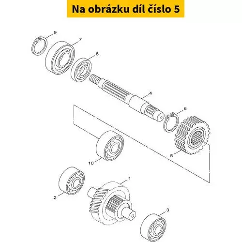 Gear, 1st Wheel 5C3E72110000