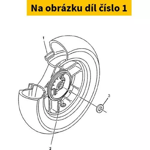 Cast Wheel, Rear 5D8F53380000