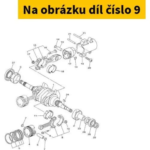 Bolt, Connecting Rod 5GJ116540000