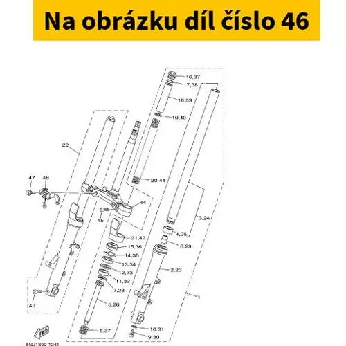 Bracket, Horn 5GJ233770000