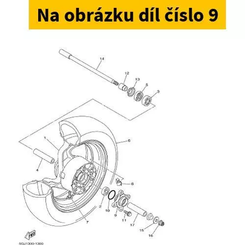 Clutch, Hub 5GJ253660000