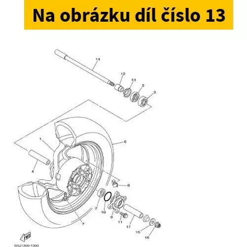 Cover, Hub Dust 5GJ253670000