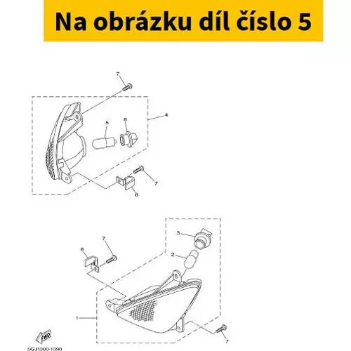 Bulb, Flasher 5GJ833310000