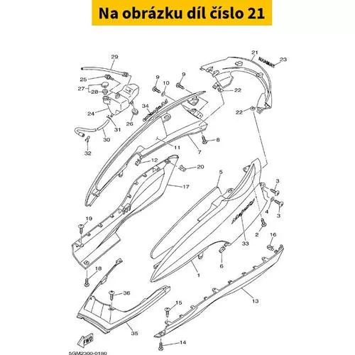 Mole, Side Cover 3 5GM2171N000L