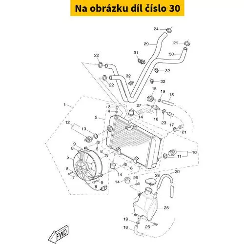 Hose, 2 5MFE243E0000