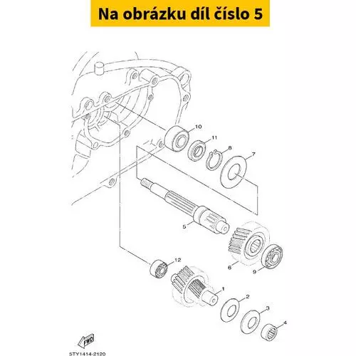 Axle, Drive 5MLE74210000