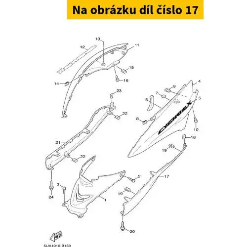 Mole, Side Cover 1 5MLF171L00P0