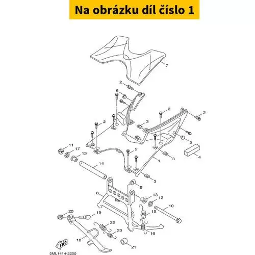 Board, Footrest 5MLF74810000