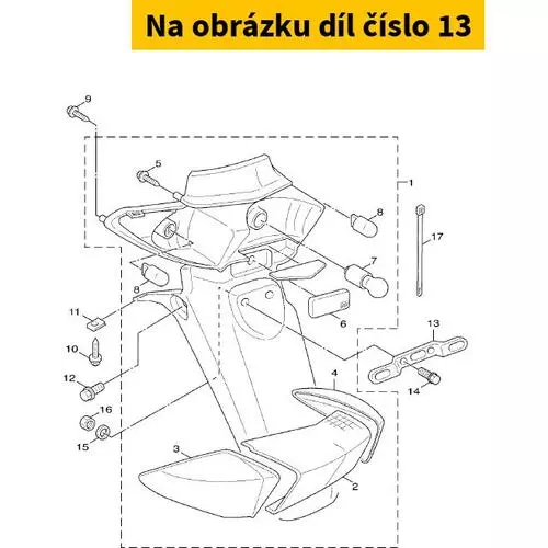 Bracket, License 5MLH47510000